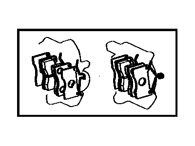 Toyota 04492-22010 Rear Disc Brake Pad Kit