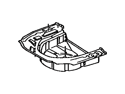 Toyota 58311-06020 Pan, Rear Floor