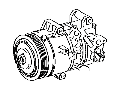 Toyota 88310-02850 Compressor Assembly, W/P