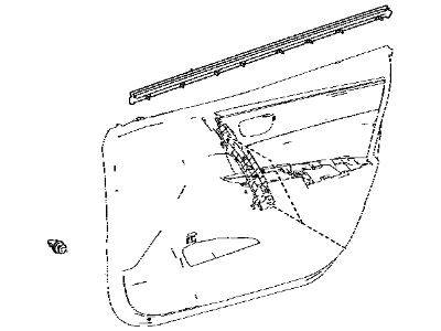 Toyota 67620-02R01-C6 Panel Assembly, Front Door