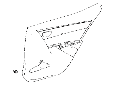 Toyota 67630-02R12-C6 Panel Assembly, Rear Door