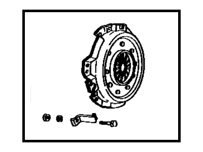 Toyota 31201-29056 Cover Sub-Assy, Clutch