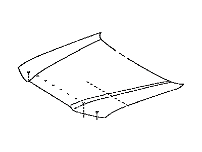 Toyota 53301-04160 Hood Sub-Assembly