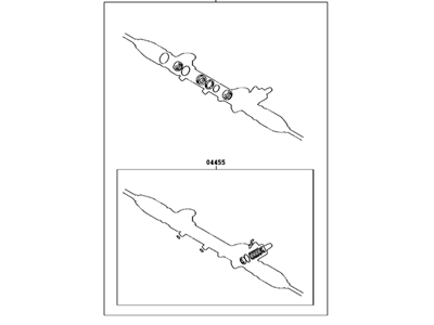Toyota 04445-04040 Steering Gear Seal Kit