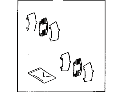 Toyota 04946-32040 SHIM Kit, Anti SQUEAL