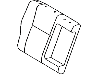 Toyota 71077-47120-A3 Seat Back Cover