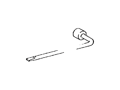 Toyota 09150-12030 Wrench, Hub Nut Box