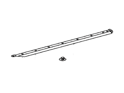 Toyota 75851-52060 Moulding, Body Rocker Panel, RH