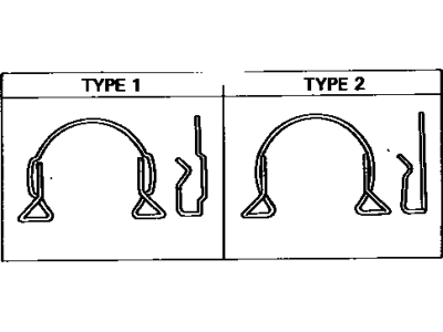 Toyota 31232-12040 Clip, Release Bearing Hub