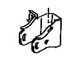 OEM 1987 Toyota Camry Bracket, Engine Mounting, Front - 12311-74030