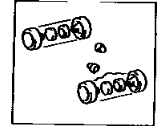 OEM 1990 Toyota Camry Wheel Cylinder Overhaul Kit - 04906-12030