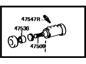 OEM 1991 Toyota Camry Cylinder Assembly, Rear Wheel Brake - 47570-32020