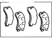 OEM 1986 Toyota Cressida Pads - 04466-22110