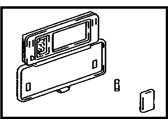 OEM 1996 Toyota Camry Lamp Assembly, Vanity - 81340-06010-E1